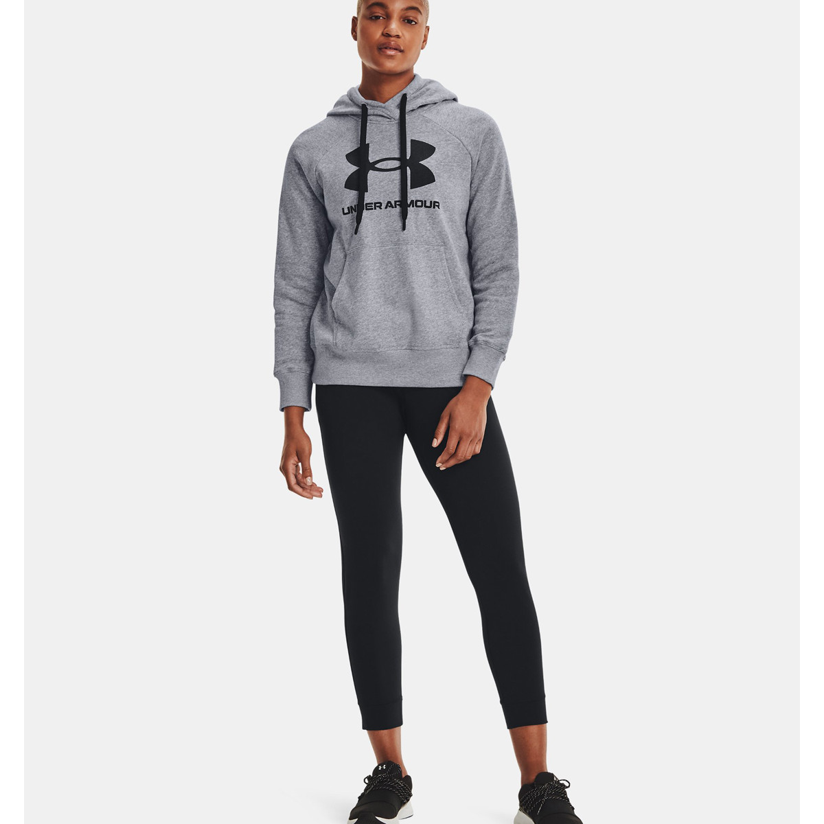 WOMEN S UNDER ARMOUR RIVAL FLEECE LOGO SWEATER UNDER ARMOUR