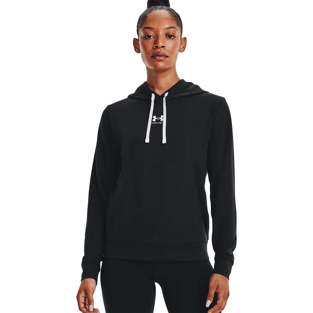 WOMEN S UNDER ARMOUR RIVAL TERRY HOODIE UNDER ARMOUR Women s Clothing Tennispro
