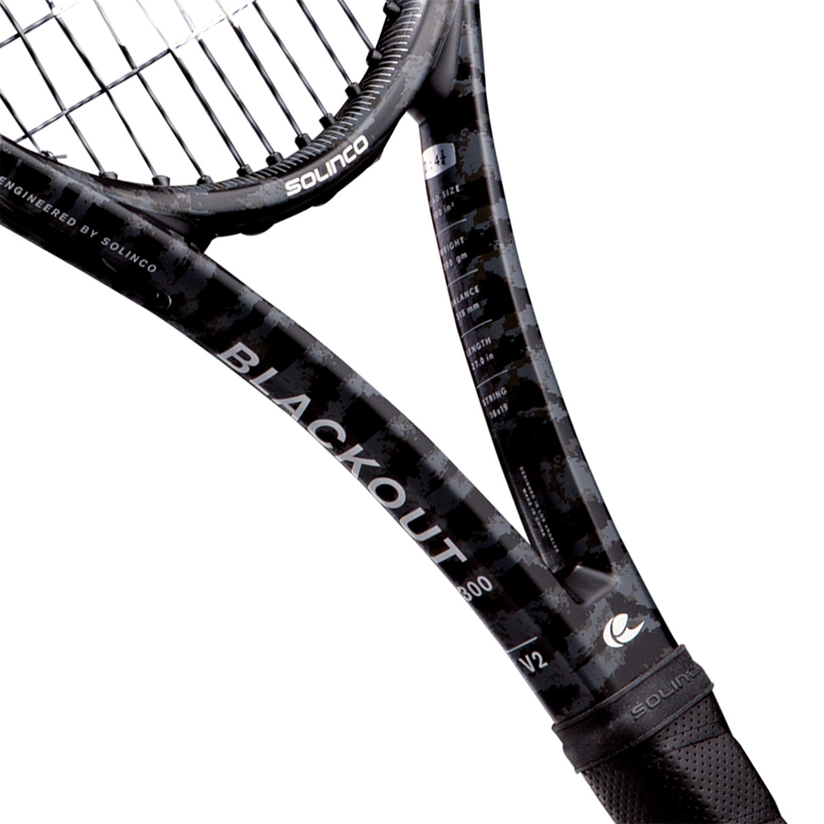 SOLINCO BLACKOUT V2 CAMO TENNIS RACKET (300 GR) (2025) - SOLINCO