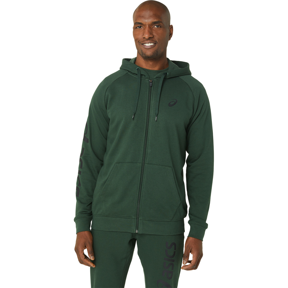 ASICS BIG LOGO FULL ZIP HOODIE ASICS Men s Clothing Tennispro