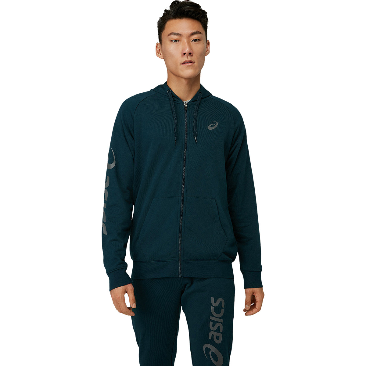 ASICS BIG LOGO ZIP HOODIE ASICS Men s Clothing Tennispro