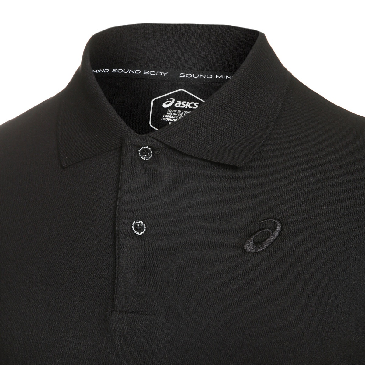 Polo asics noir cheap