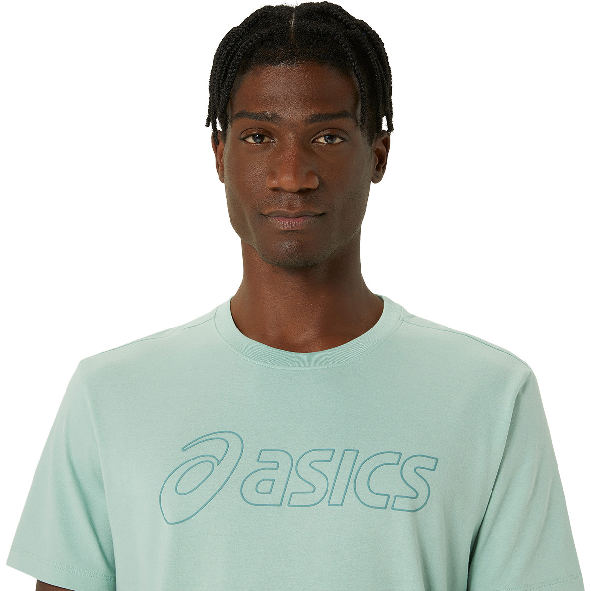Asics t shirt verte hotsell