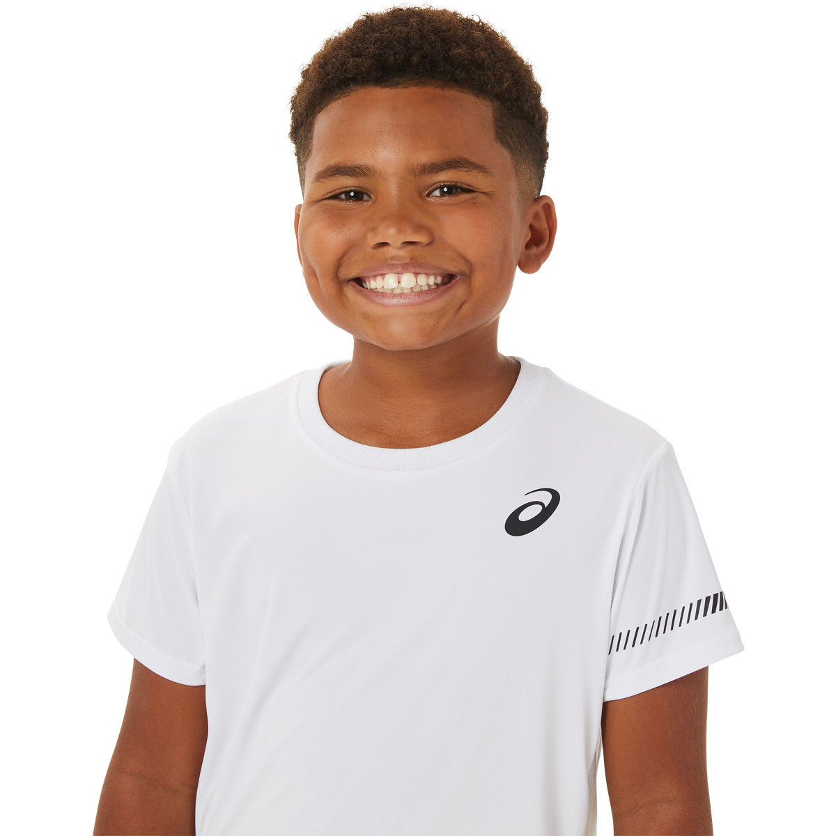 Asics t hot sale shirt junior blanche
