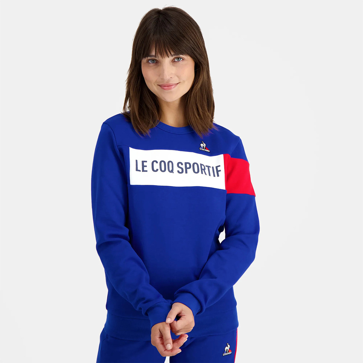 LE COQ SPORTIF UNISEX TRICOLORE SWEATER LE COQ SPORTIF Women s Clothing Tennispro