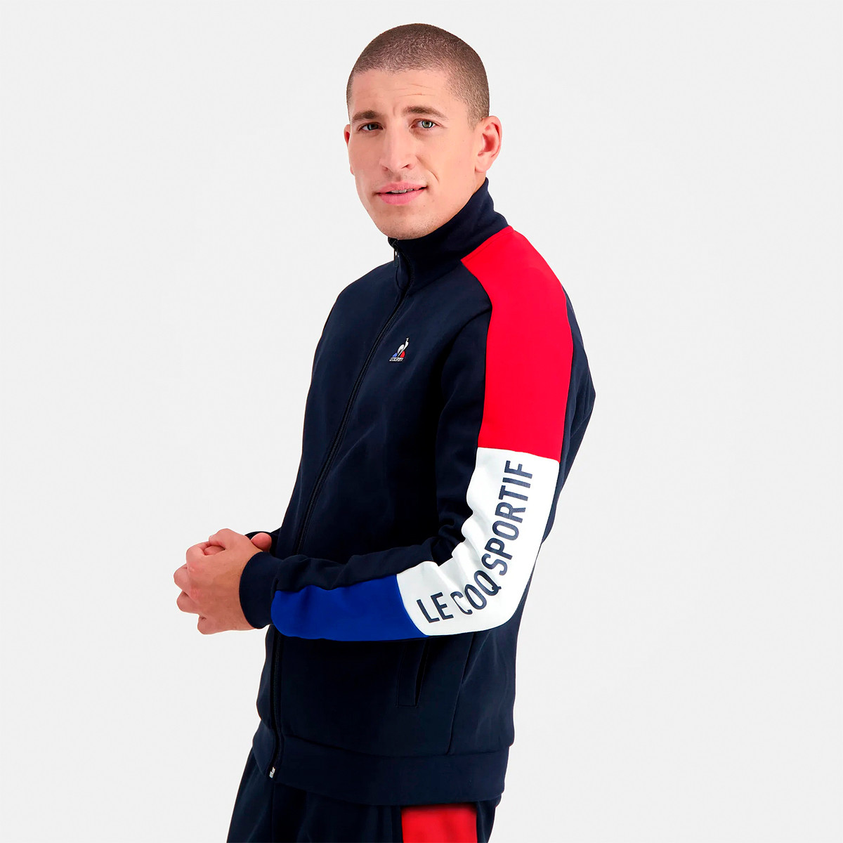 LE COQ SPORTIF TRICOLORE SWEATER LE COQ SPORTIF Men s Clothing Tennispro