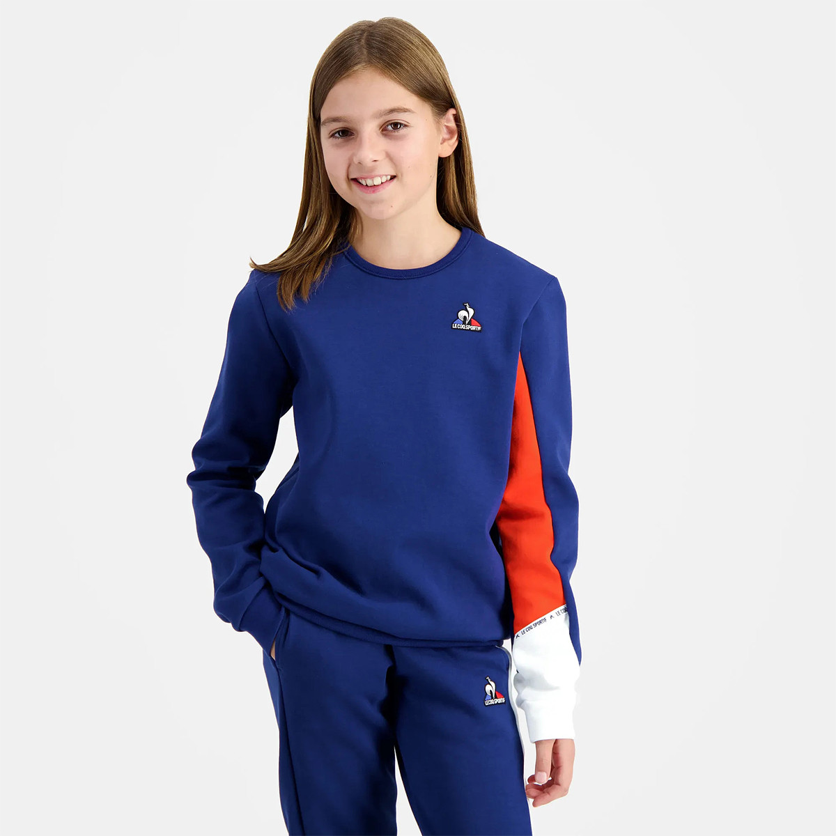JUNIOR LE COQ SPORTIF SAISON CREW SWEATER LE COQ SPORTIF