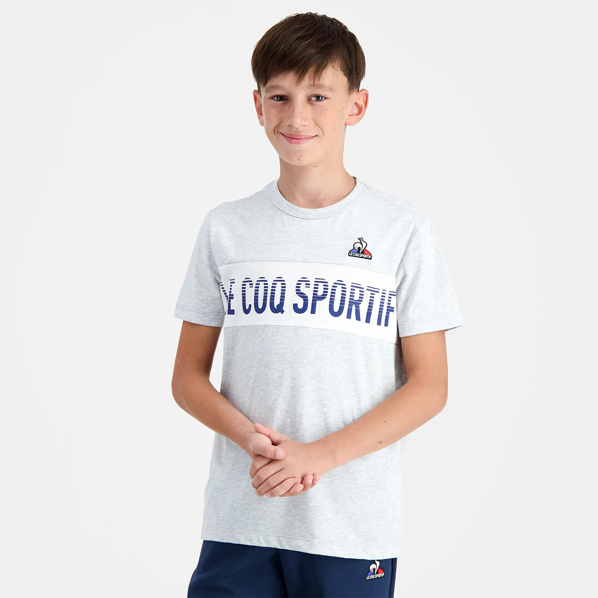 JUNIOR LE COQ SPORTIF BAR A TEE N 3 T SHIRT LE COQ SPORTIF Juniors Clothing Tennispro