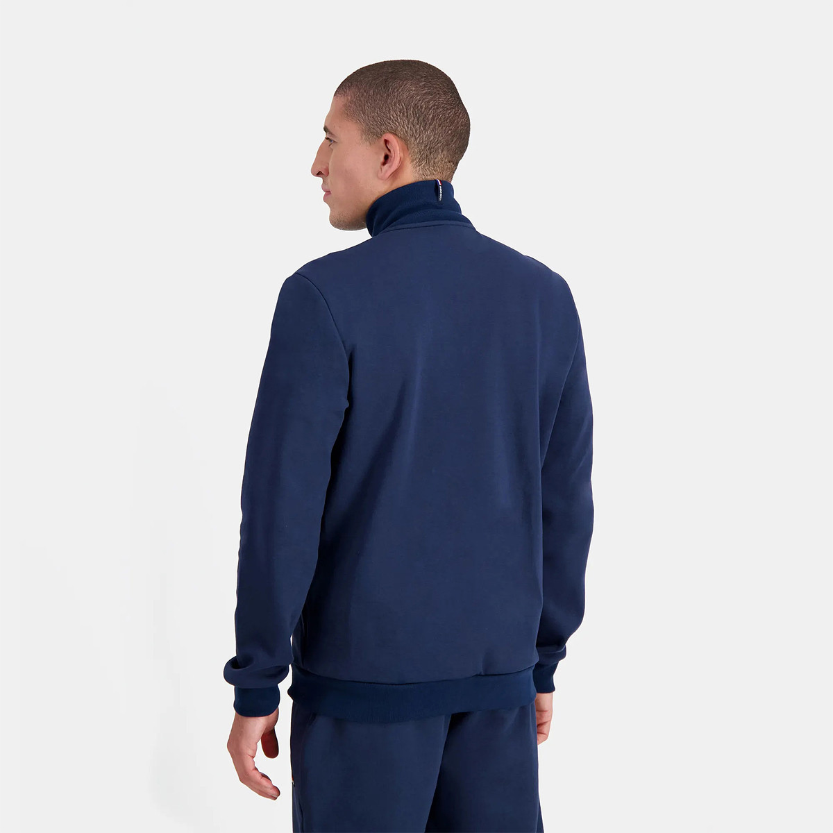 LE COQ SPORTIF FULL ZIP ESSENTIELS SWEATER - LE COQ SPORTIF