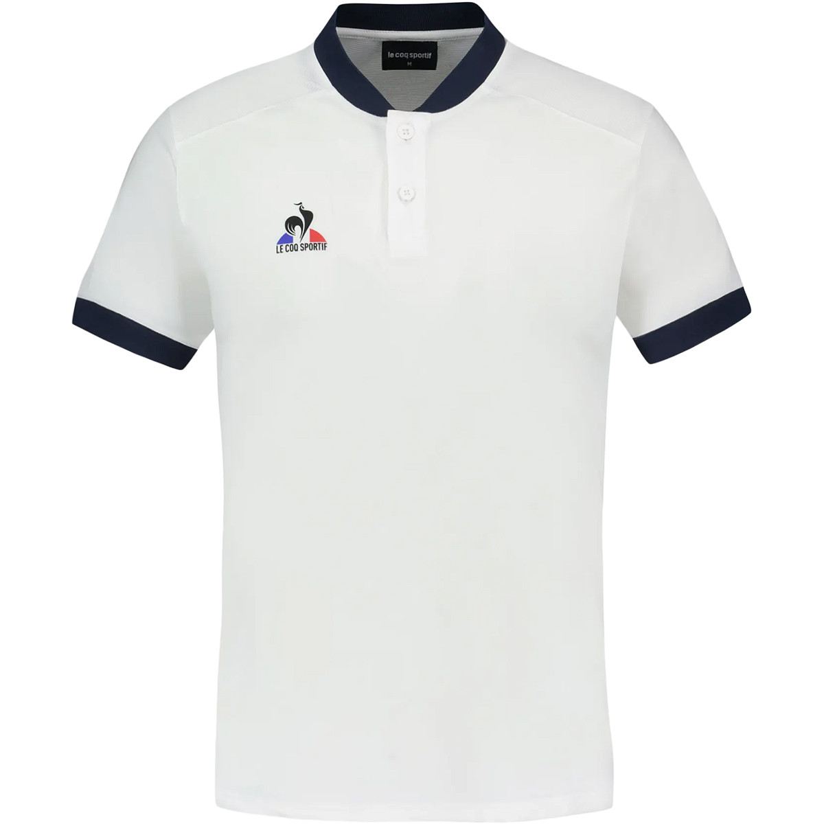 Polo blanc le coq sportif store