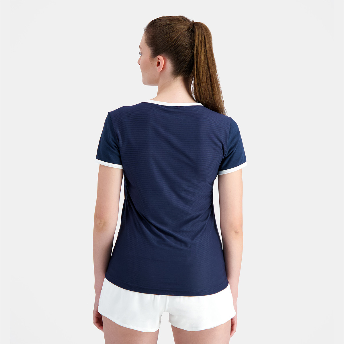 T-shirt le coq sportif tricolore femme 2025
