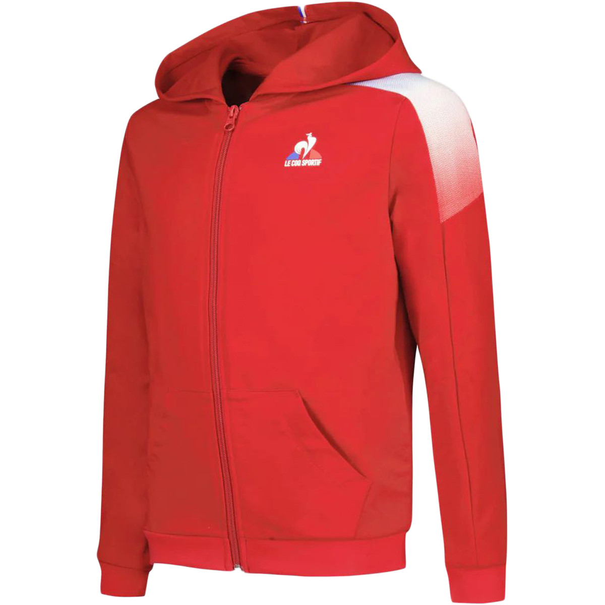 LE COQ SPORTIF JUNIOR TRICOLORED FULL ZIP HOODIE LE COQ SPORTIF Juniors Clothing Tennispro