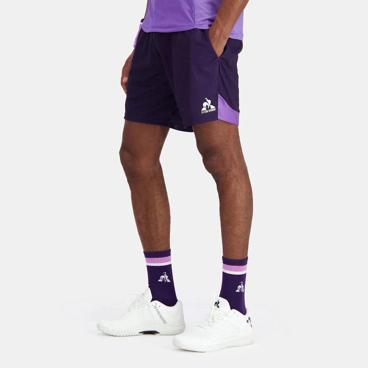 Le coq sportif tracksuit womens purple on sale