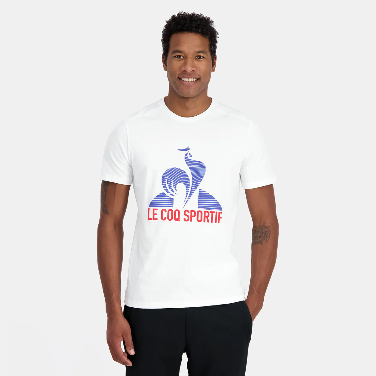 LE COQ SPORTIF TENNIS FAN EURO CLAY T SHIRT LE COQ SPORTIF Men s Clothing Tennispro
