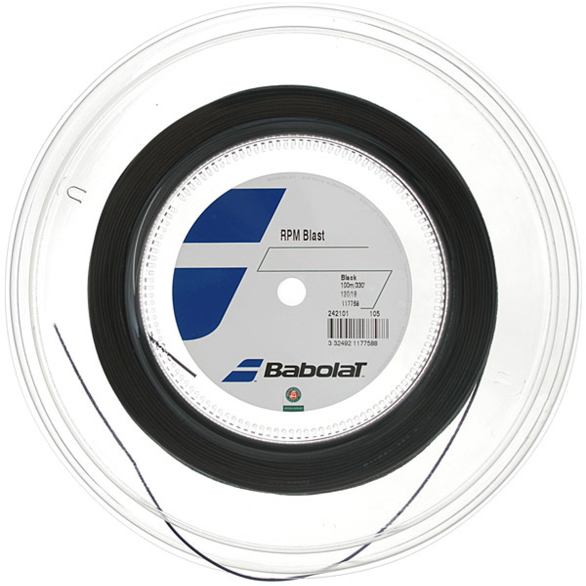 Babolat RPM Blast 100 m Tennis Reel String Black