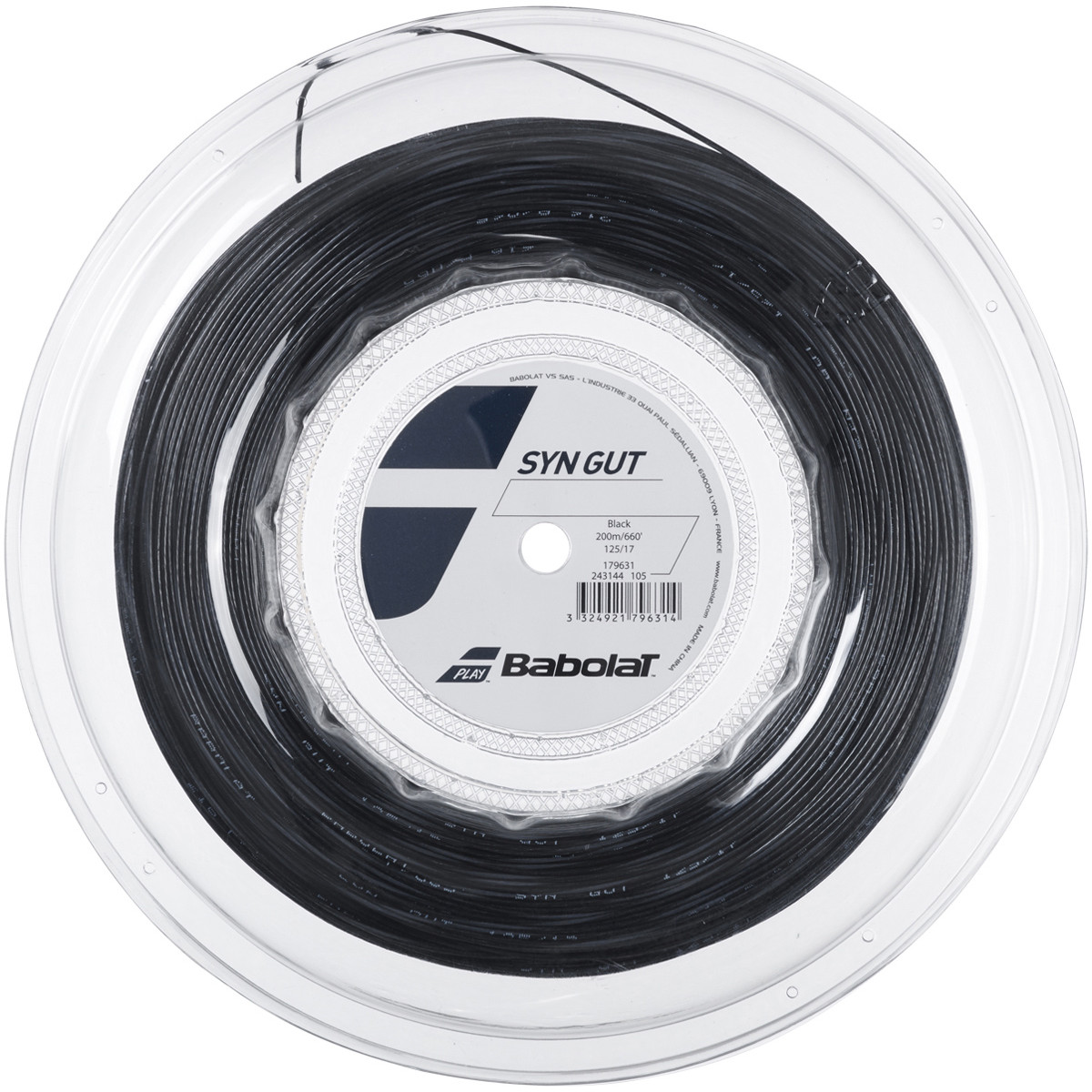Babolat Synthetic Gut Tennis String 200m Reels Any Gauge Free UK P&P 