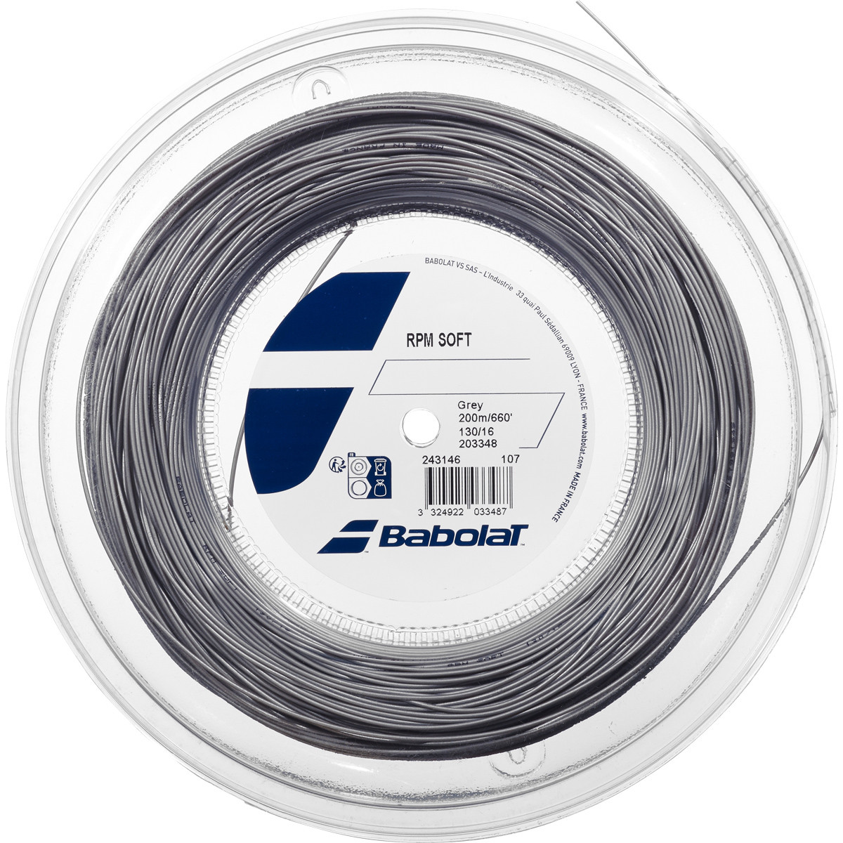 BABOLAT RPM SOFT STRING REEL (200 METERS) - BABOLAT - String