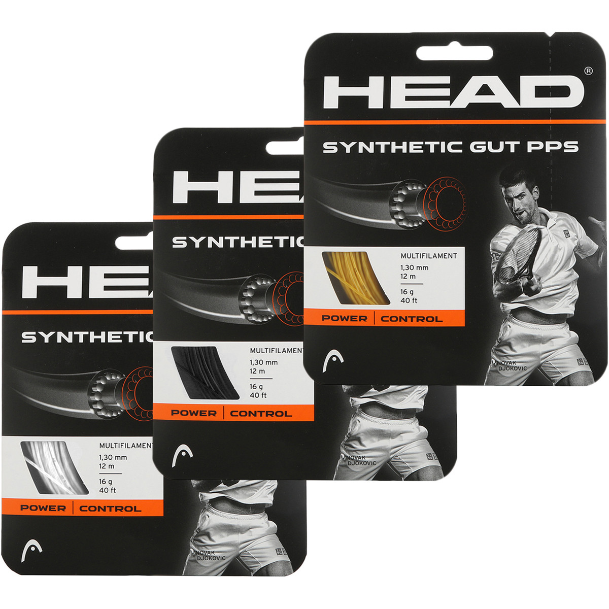 HEAD SYNTHETIC GUT PPS STRING (12M)