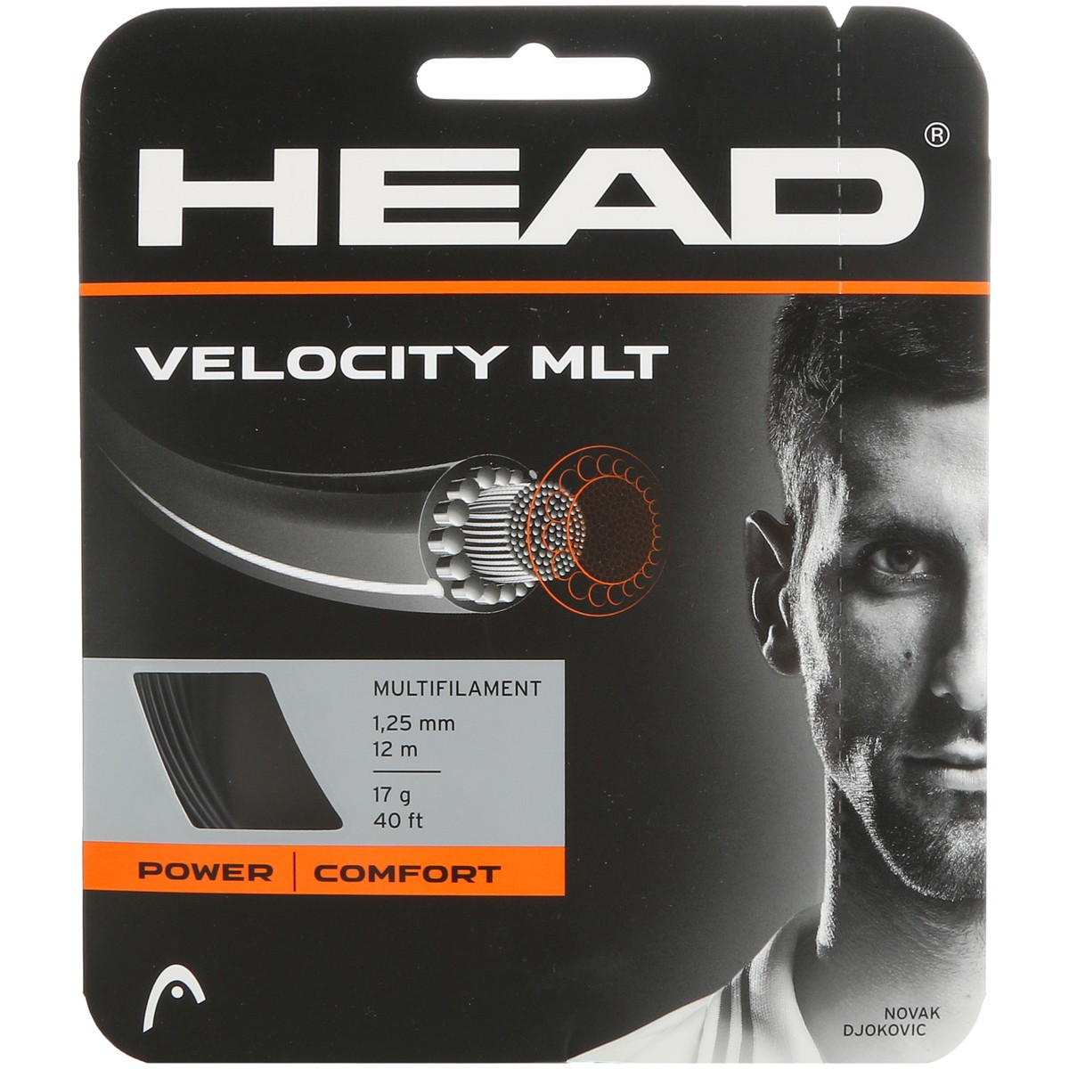 HEAD Velocity MLT Tennissaite 12 m 1,25 mm NEU pink 