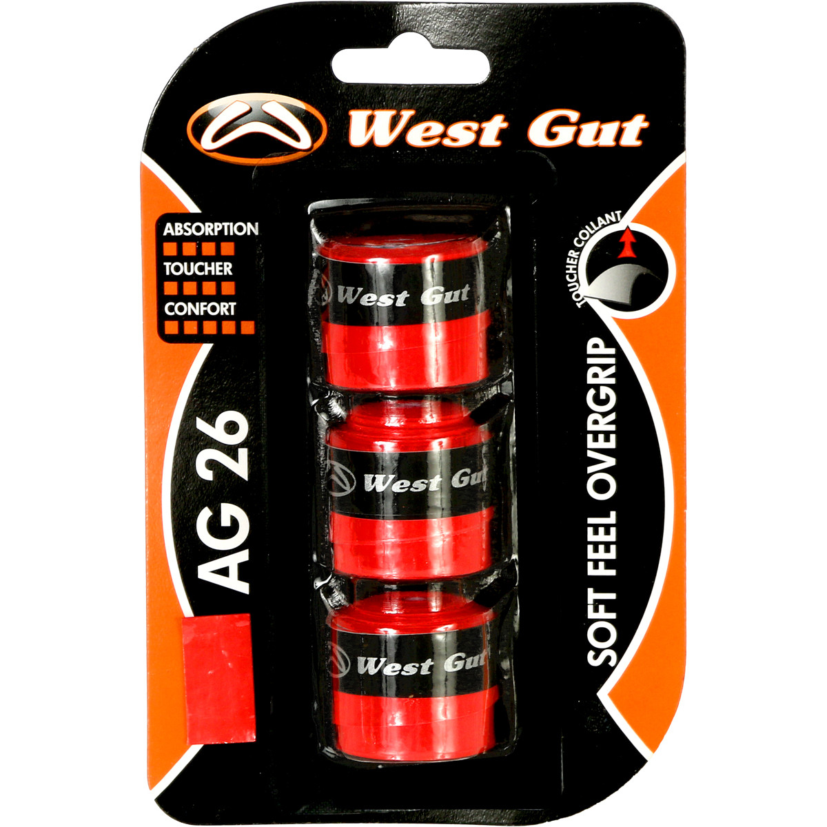 WEST GUT FIN AG26 OVERGRIPS (x3)