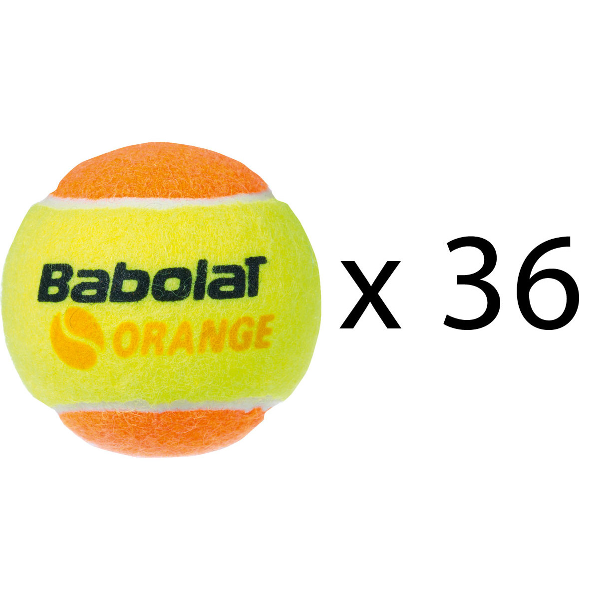 REFILL OF 36 BABOLAT ORANGE BALLS BABOLAT Balls Tennispro