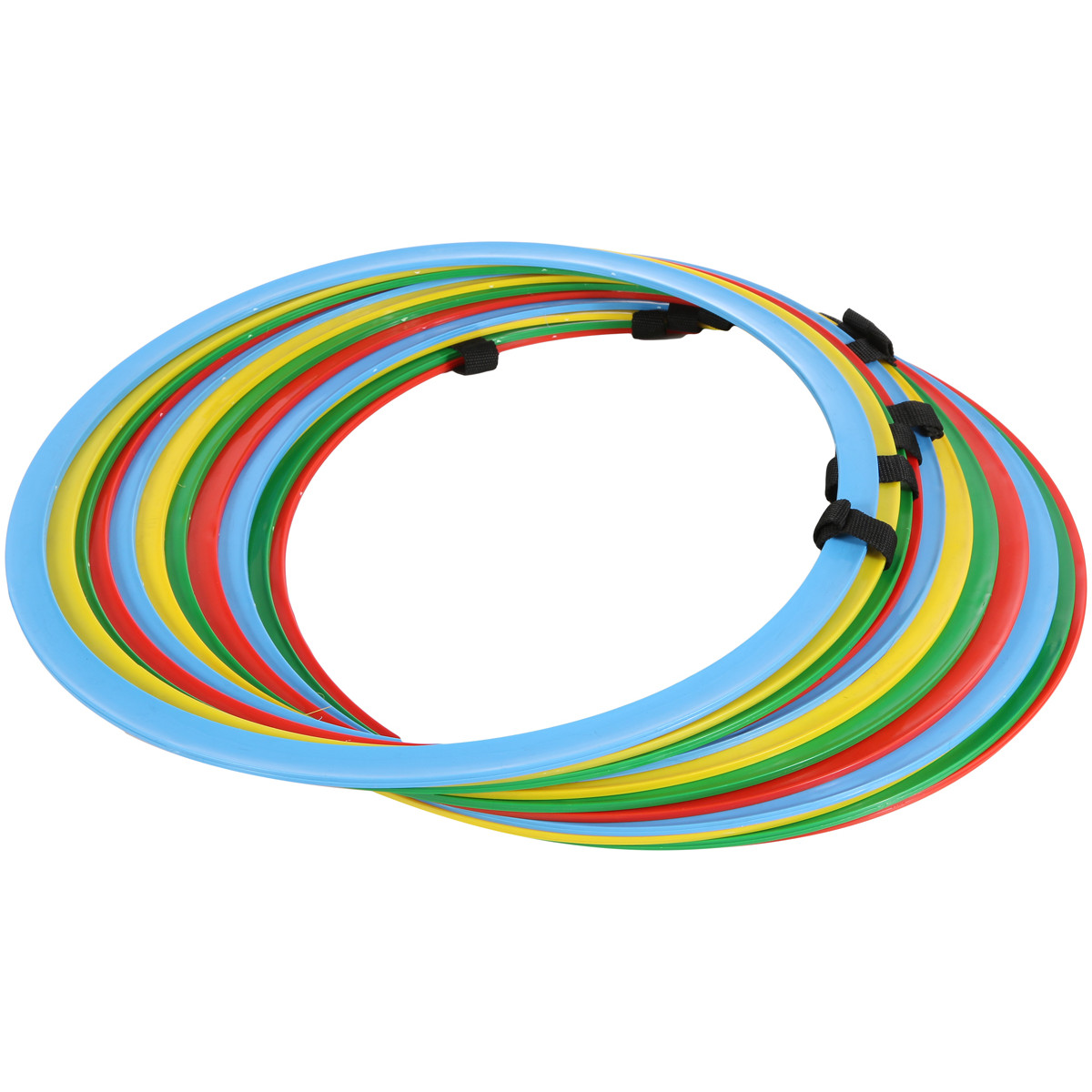 SET OF 12 TRAINING HOOPS DIAM 45CM