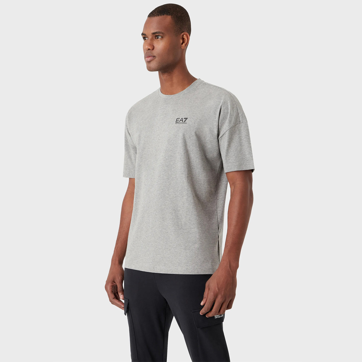EA7 TRAIN LOGO SERIES EXTENDED T SHIRT EA7 Men s Clothing Tennispro