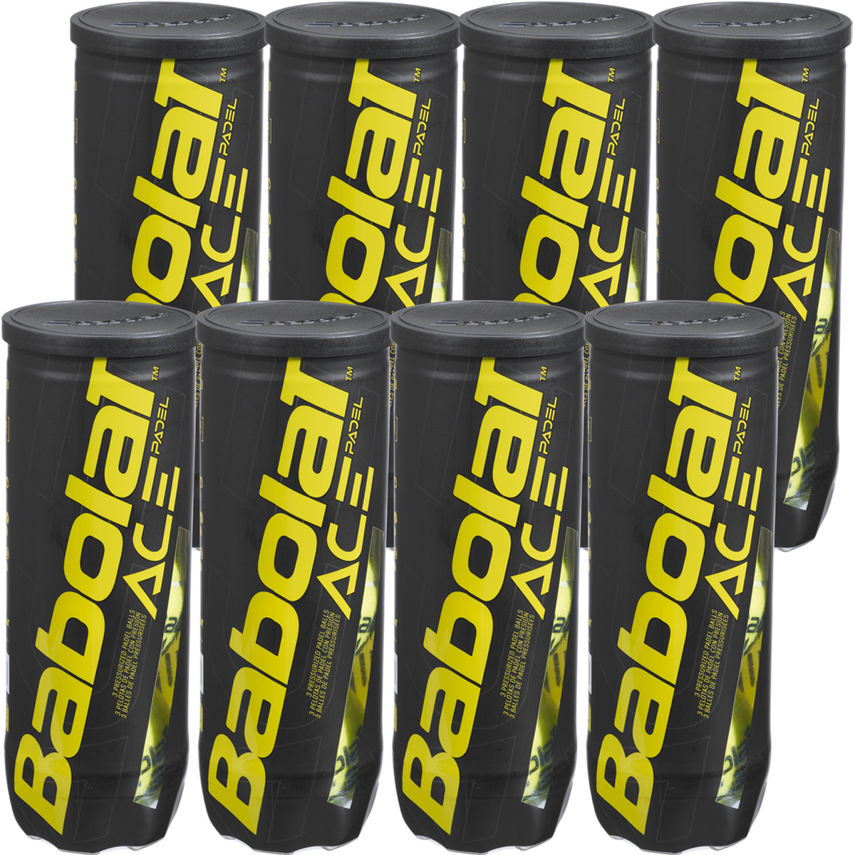 TRIPACK OF 3 HEAD PADEL PRO BALLS