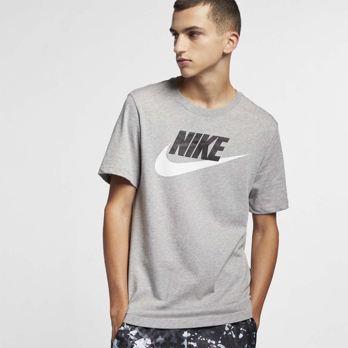 T shirt top nike gris