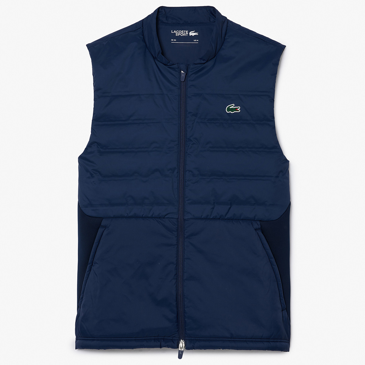 Lacoste sleeveless jacket sales