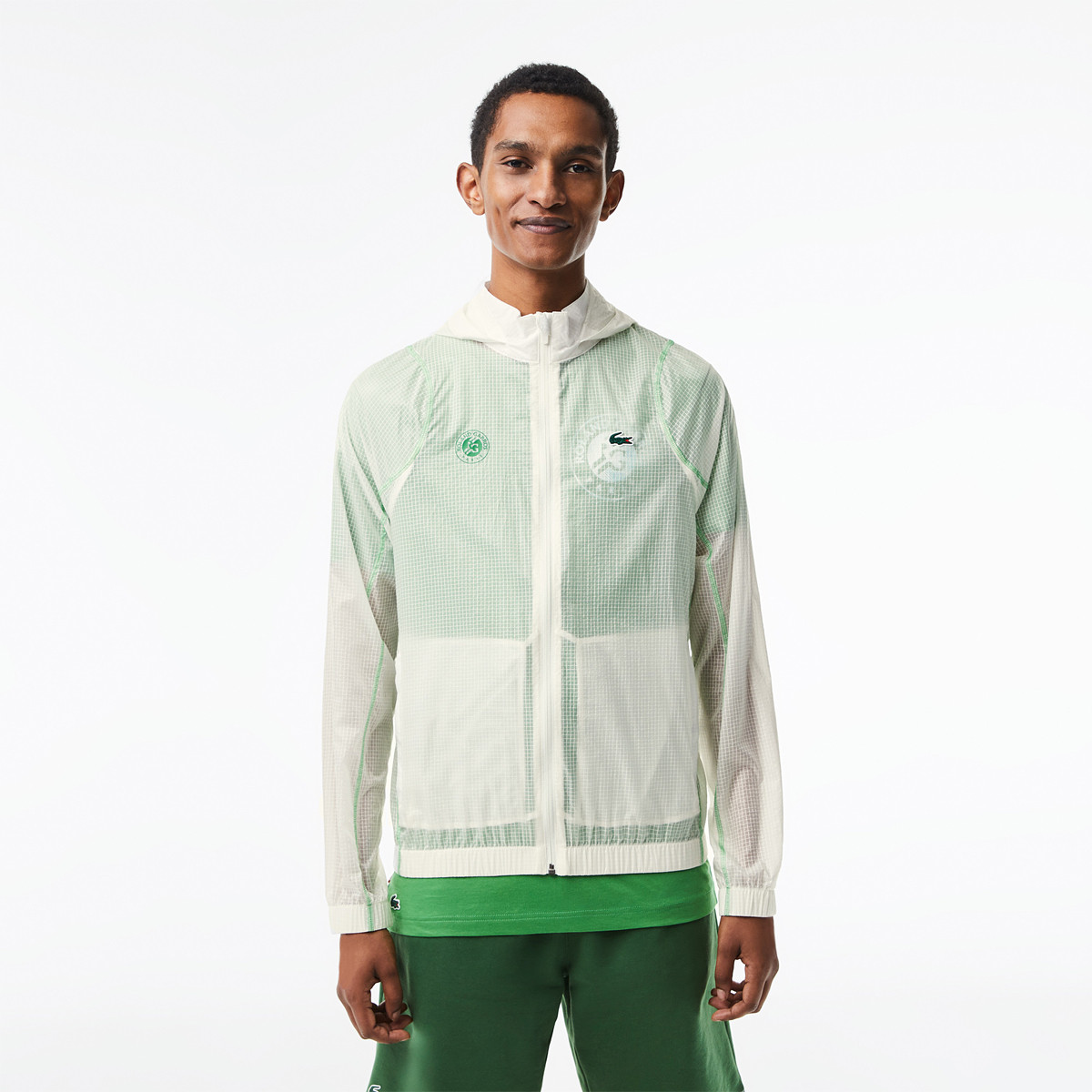 LACOSTE ROLAND GARROS FULL ZIP HOODED JACKET LACOSTE Men s