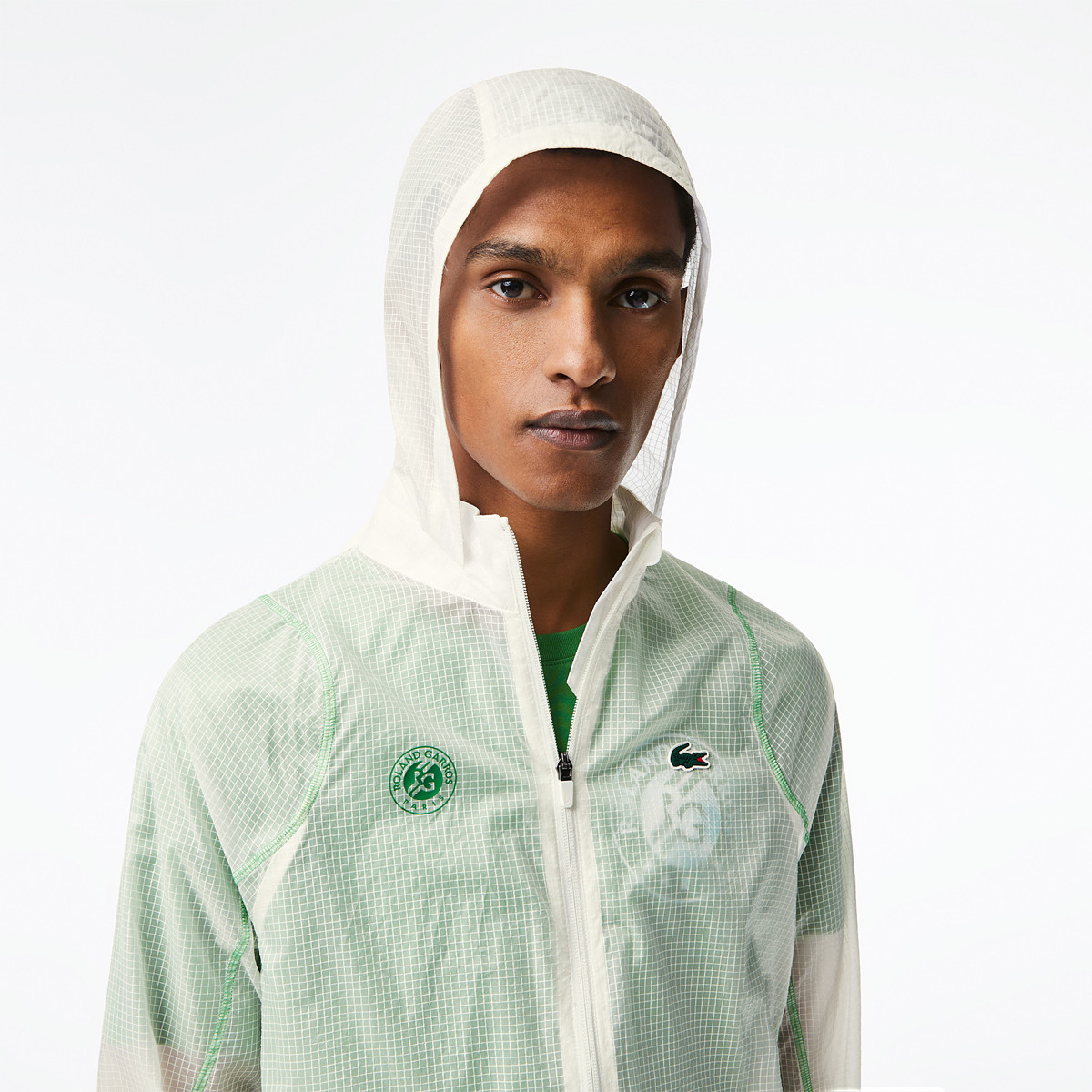 LACOSTE ROLAND GARROS FULL ZIP HOODED JACKET LACOSTE Men s