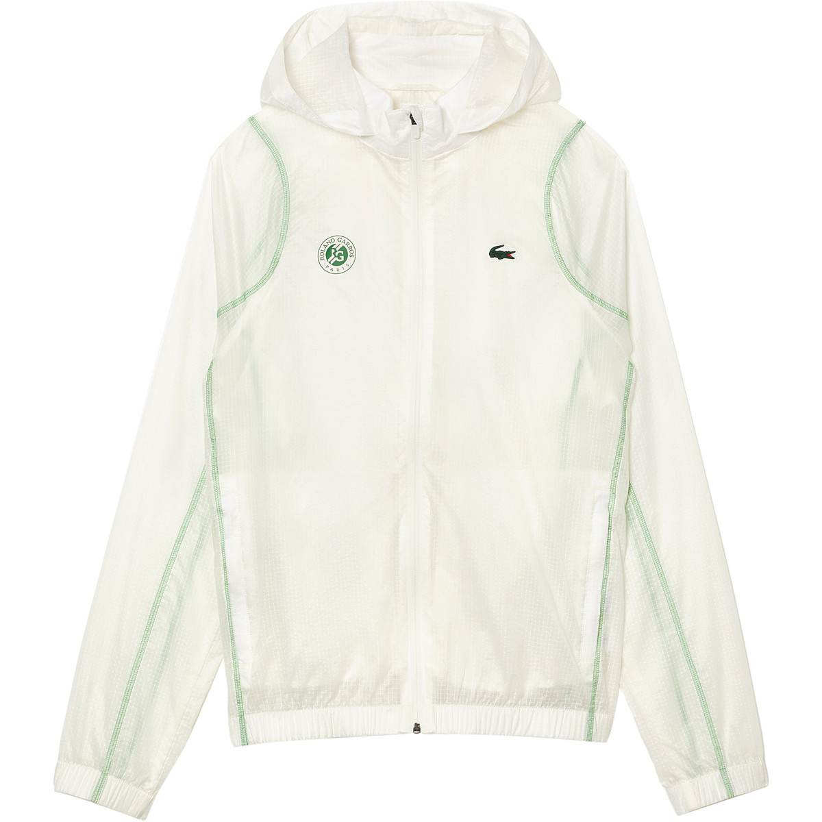 LACOSTE ROLAND GARROS FULL ZIP HOODED JACKET LACOSTE Men s