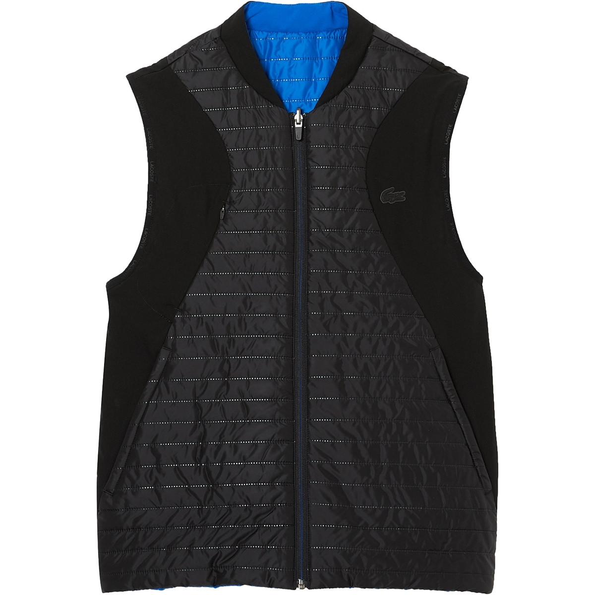 LACOSTE REVERSIBLE SLEEVELESS JACKET LACOSTE Men s Clothing Tennispro