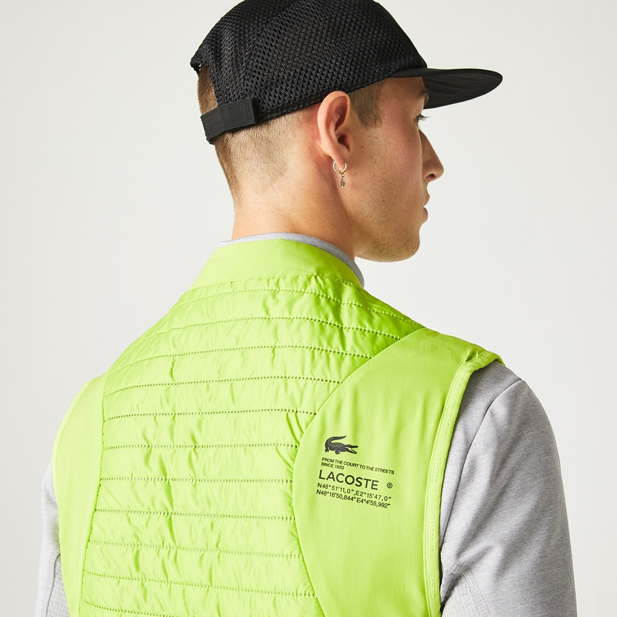 Lacoste sleeveless jacket top