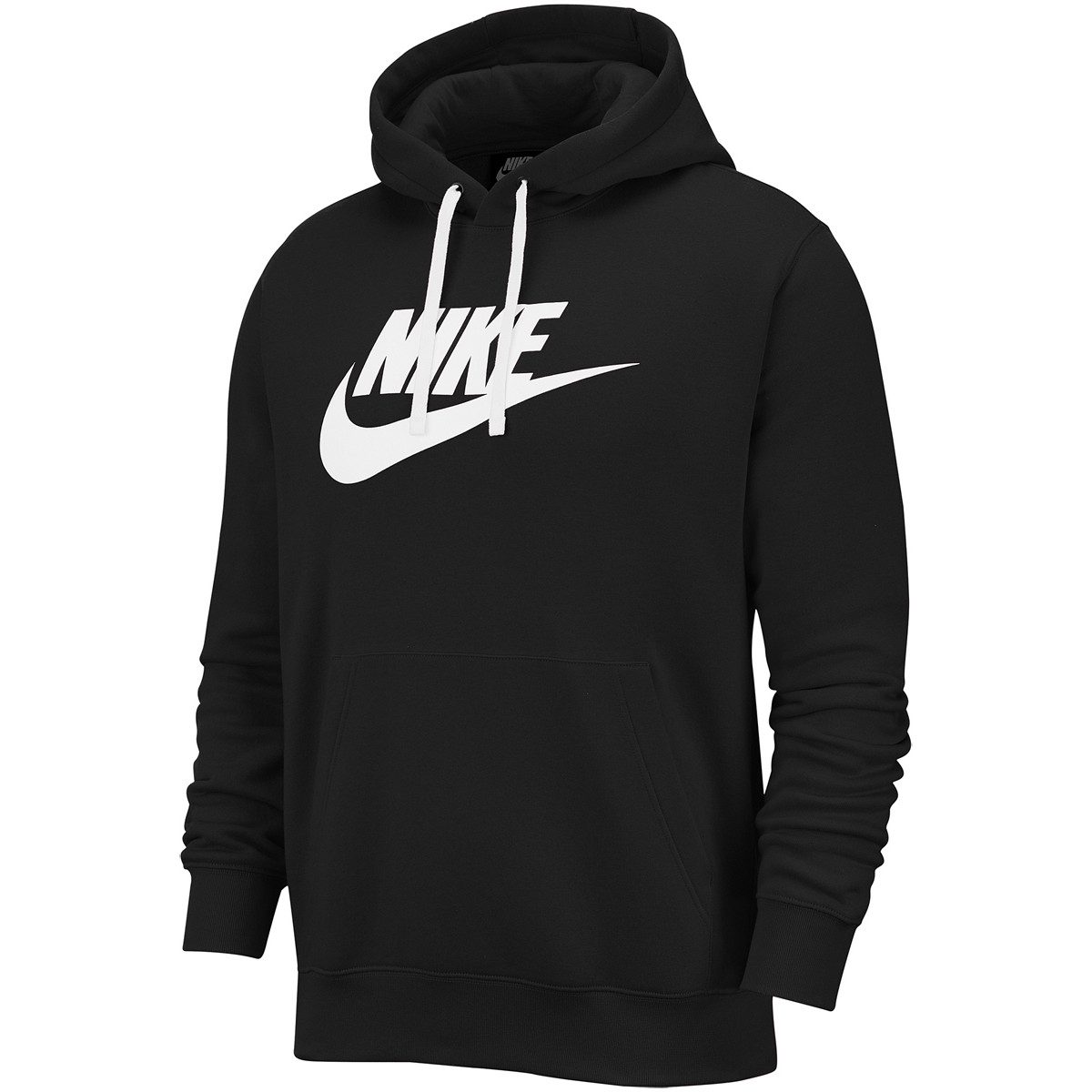 nike sportswear club fleece hoodie grey