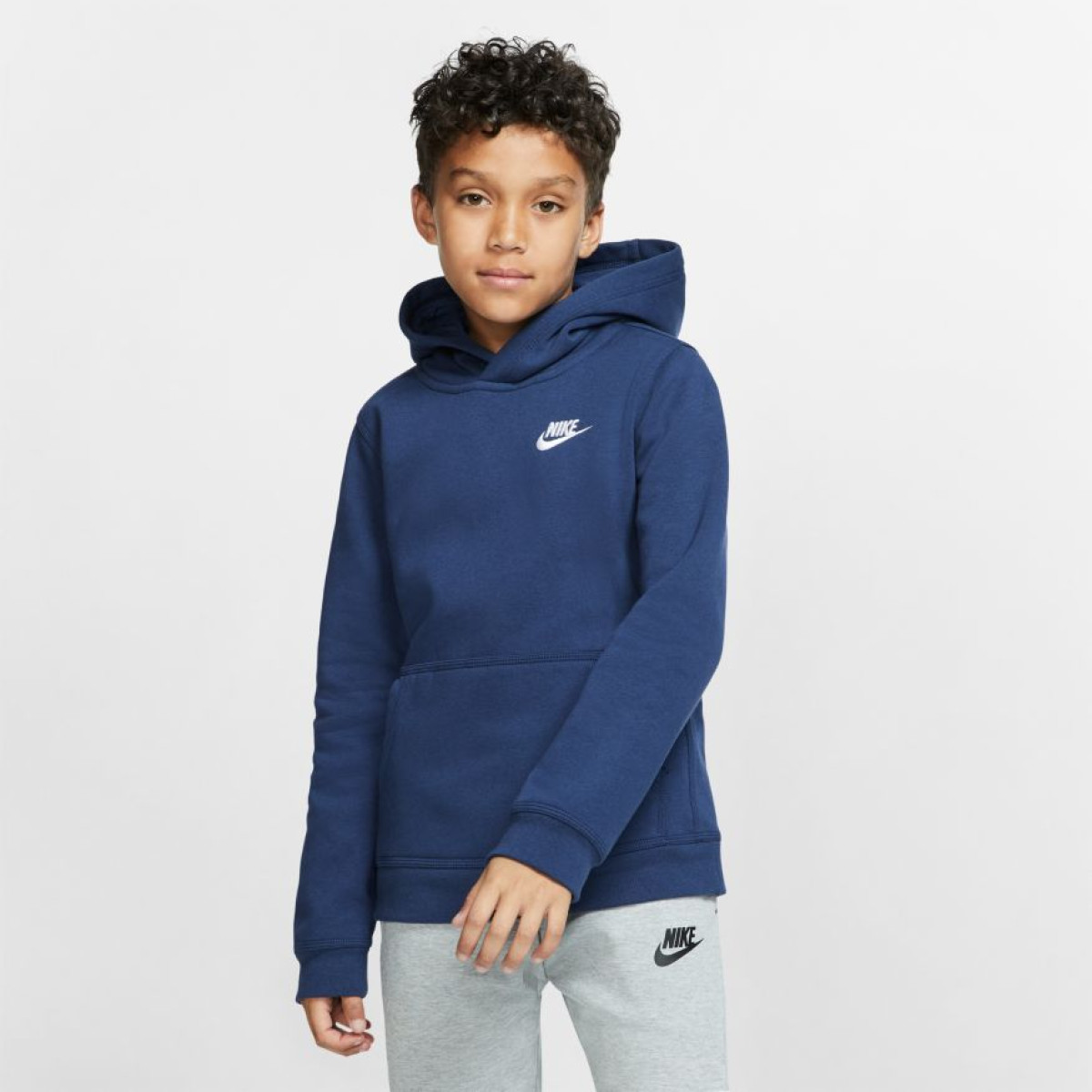 Nike club hoodie junior on sale