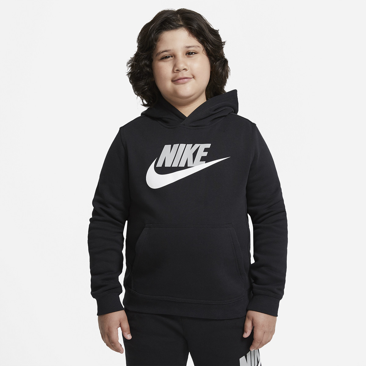 Nike Sweatshirt hoodie - Nike Sportswear Club Po Hoodie (Noir