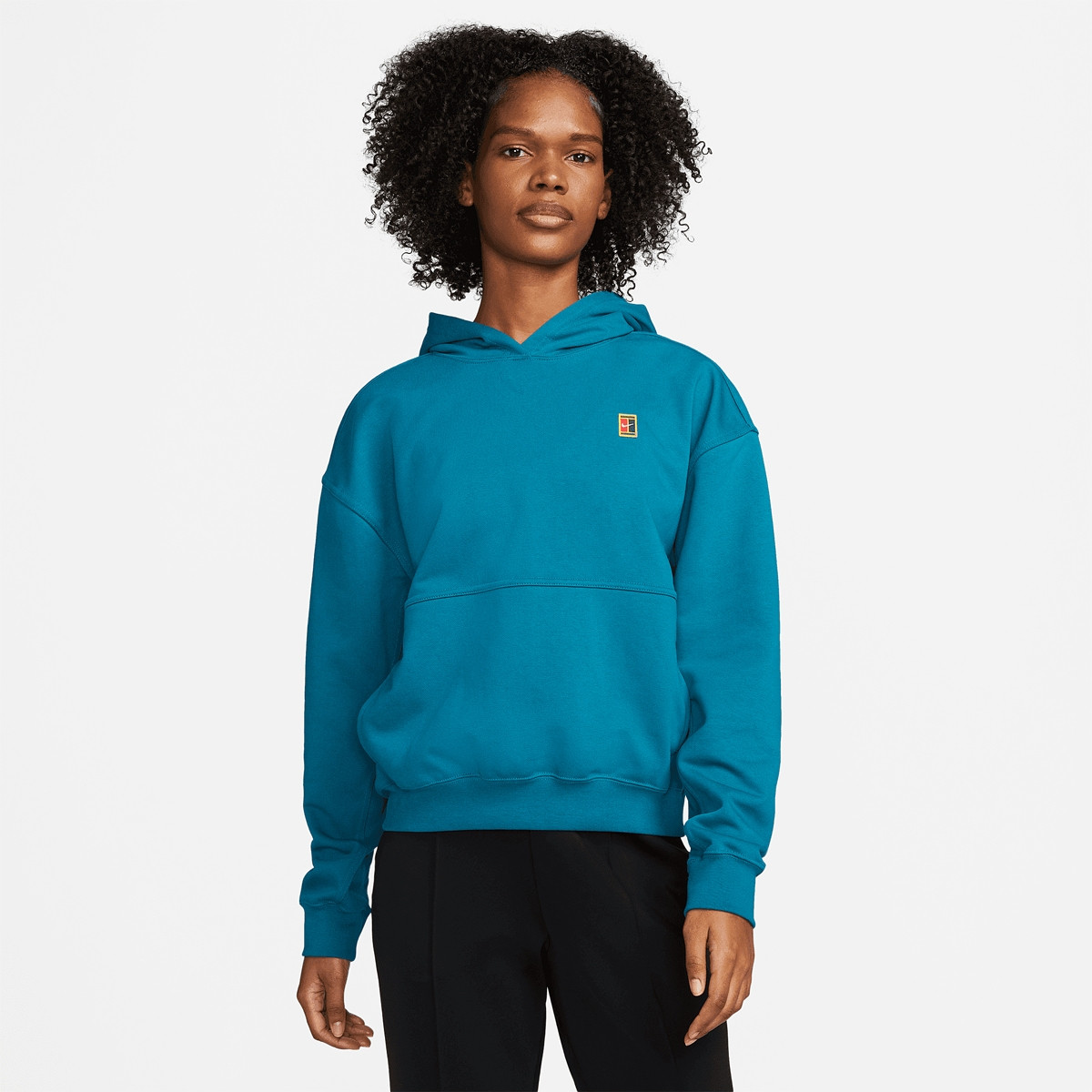 Nike heritage top hoodie blue