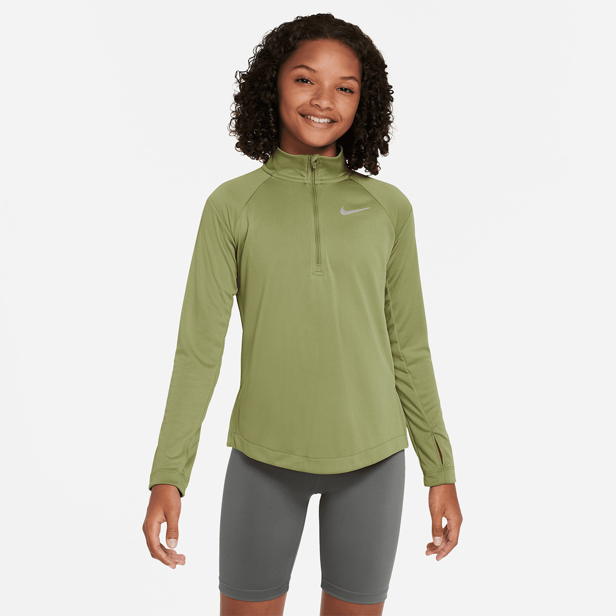 Nike girls running top best sale