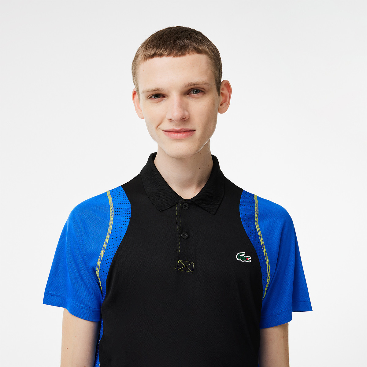 Polo lacoste sport noir on sale