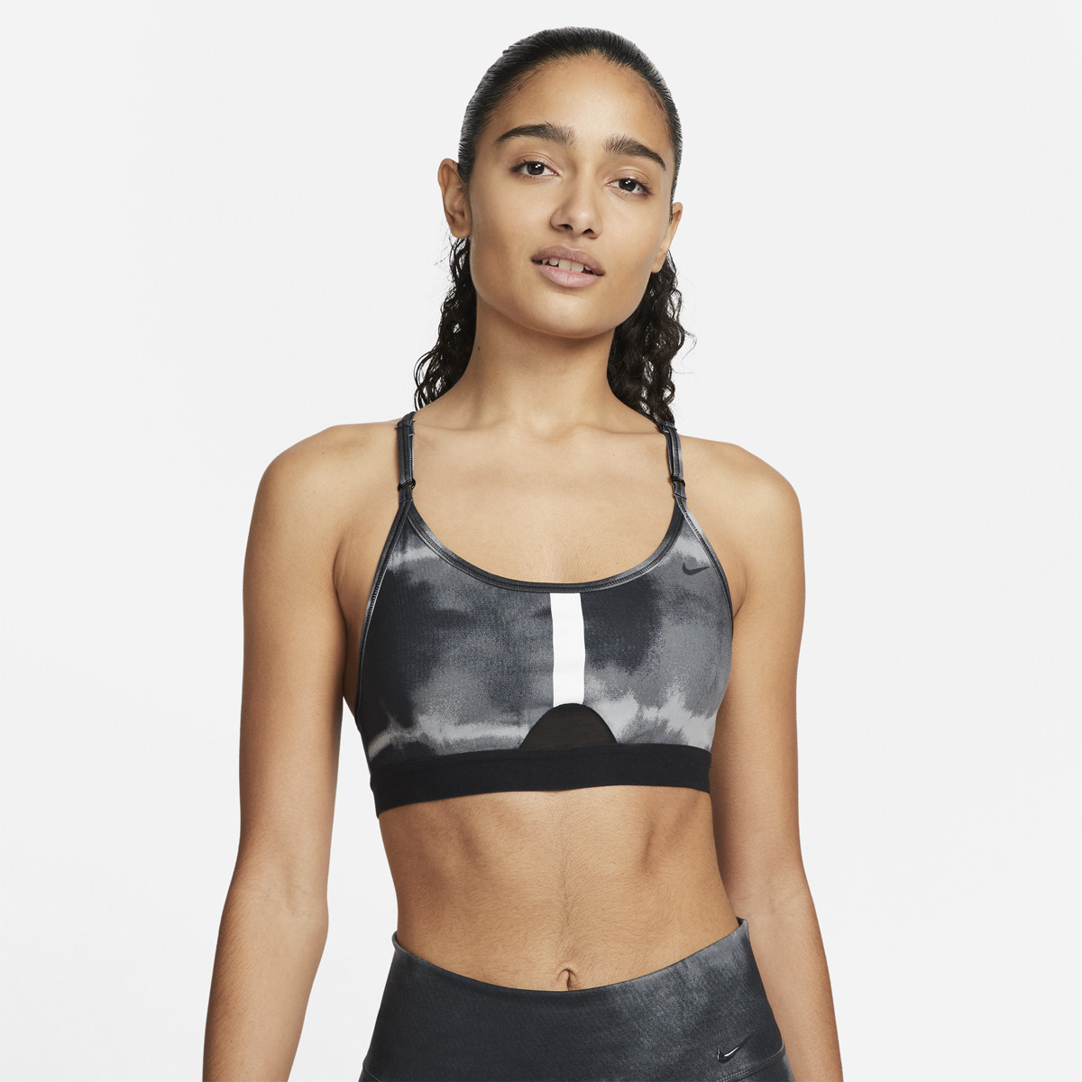 NIKE DRY FIT SWOOSH ICONCLASH BRA, Black Women's Athletic Tops