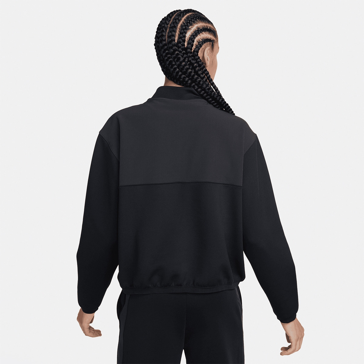 Nike heritage half hot sale zip jacket women's
