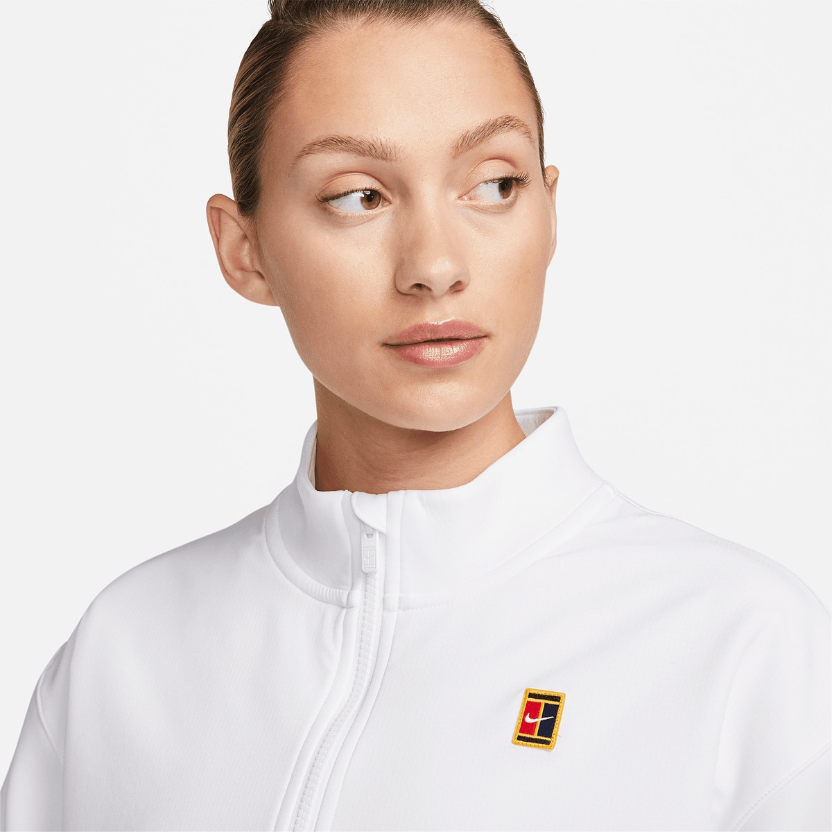 Nike heritage half deals zip jacket women's