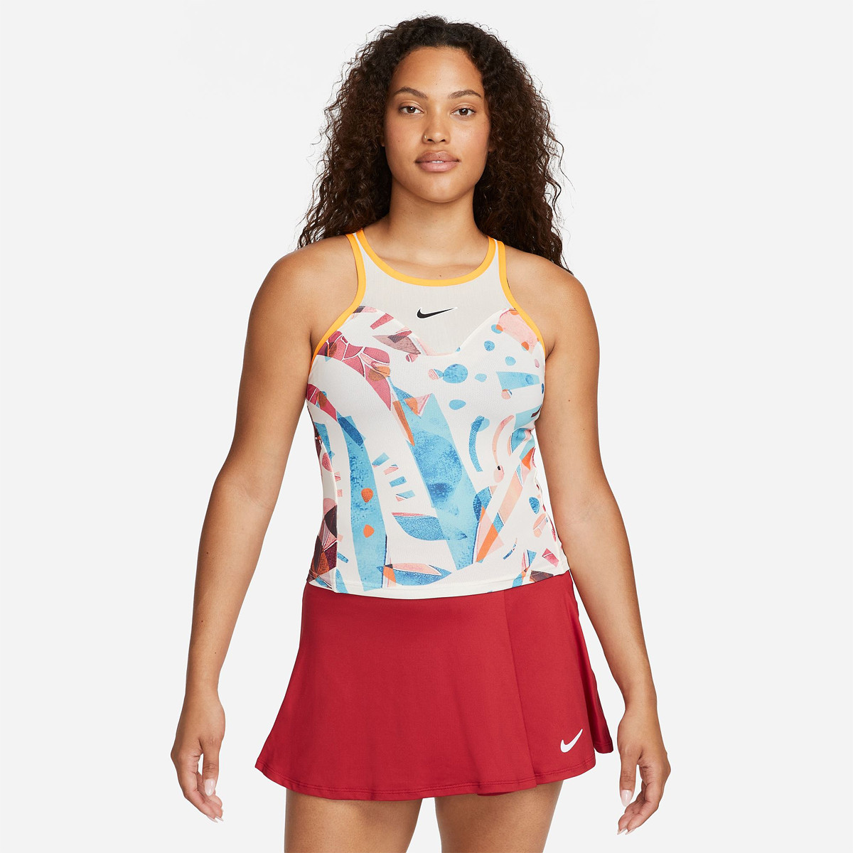 Nike floral tank top deals