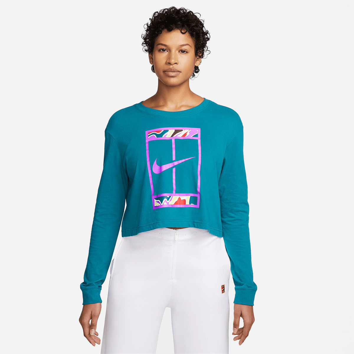Women's nike long sales sleeve dri fit