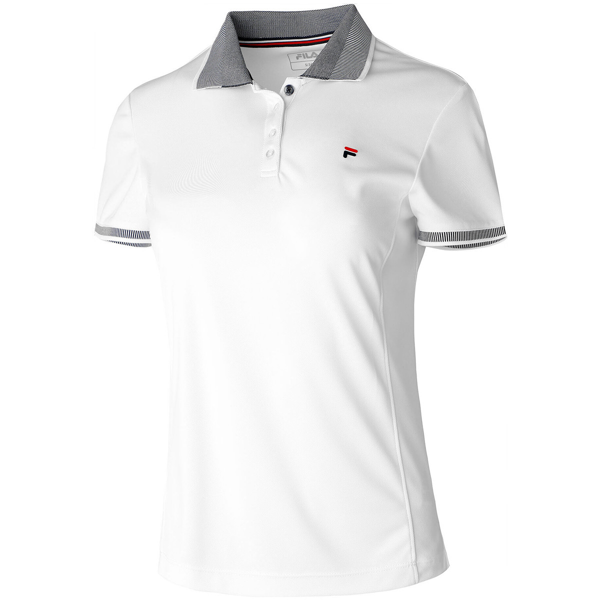Fila polo top womens black