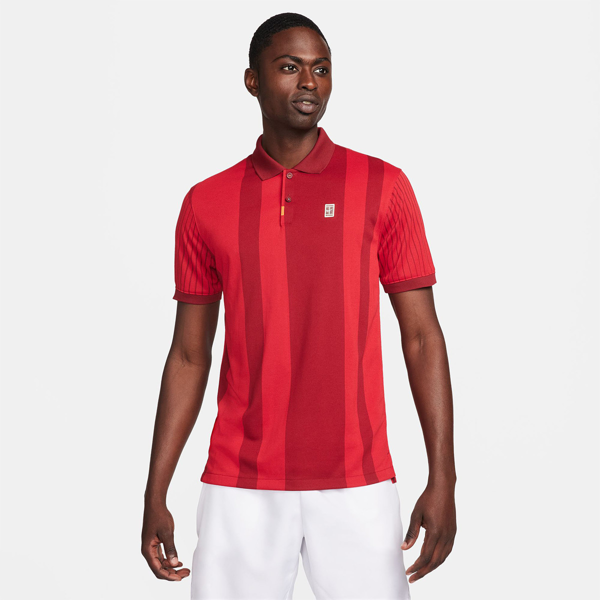 Polo nike rouge outlet