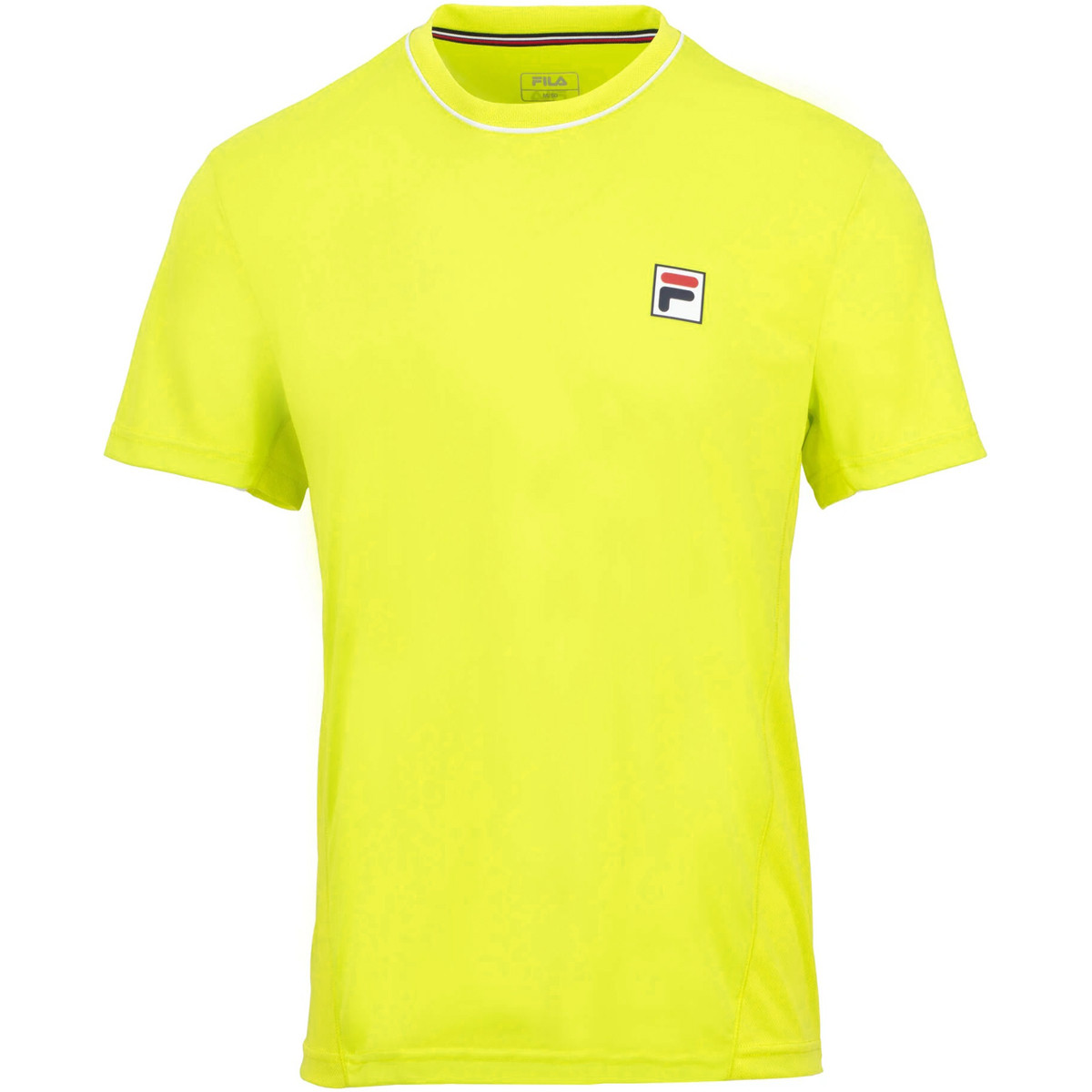 Mens yellow deals fila shirt
