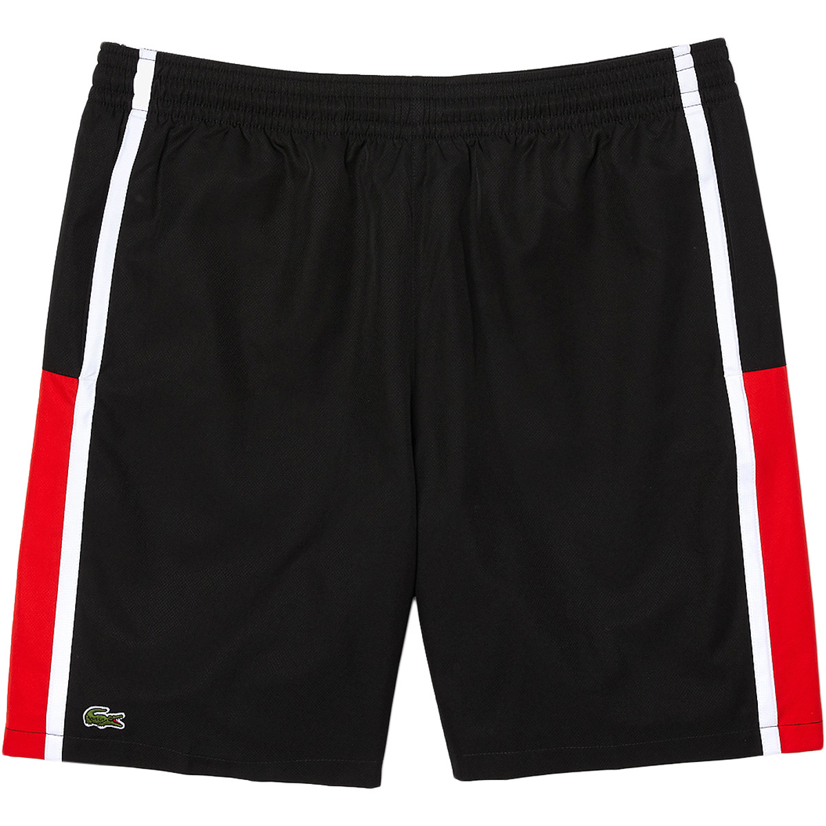 Short lacoste 2025 noir et blanc